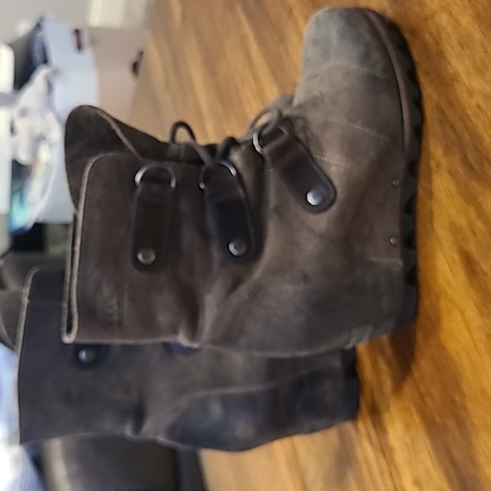 Sorel Joan of artic wedge boot Size 9 Brown - Picture 1 of 8